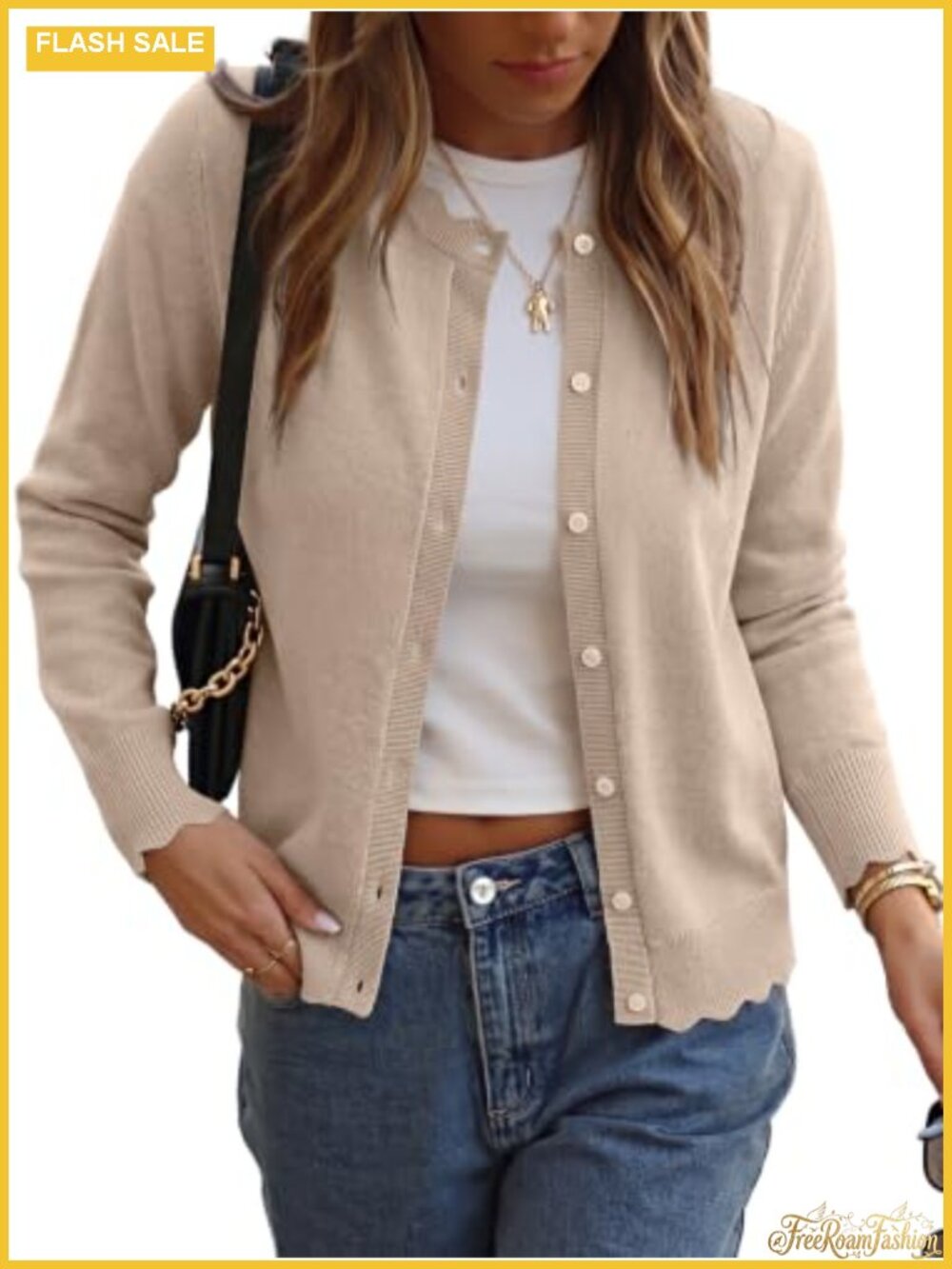 Women's Lightweight Button Down Knit Cardigan Sweater